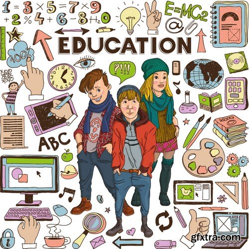 Stock Vectors - Education 2, 25xEPS