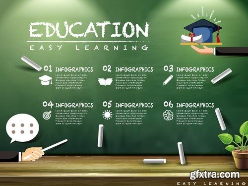 Stock Vectors - Education 2, 25xEPS