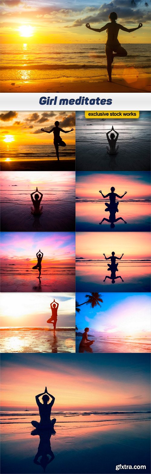 Girl meditates - 10 UHQ JPEG