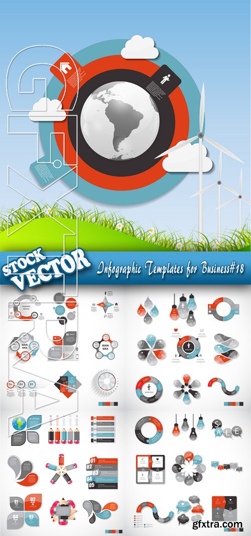 Stock Vector - Infographic Templates for Business#18