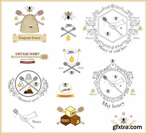 Stock Vector - Big Logo Labels Badges and Design Elements, 25EPS