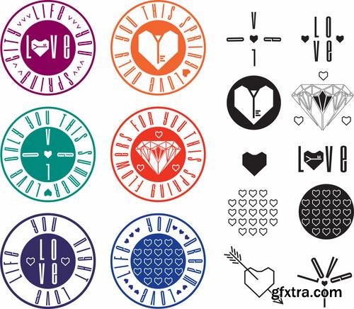 Stock Vector - Big Logo Labels Badges and Design Elements, 25EPS