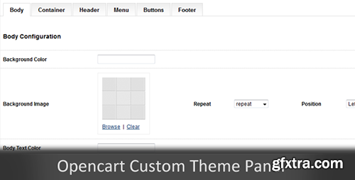 CodeCanyon - Custom Themes Panel Opencart Module v1.0