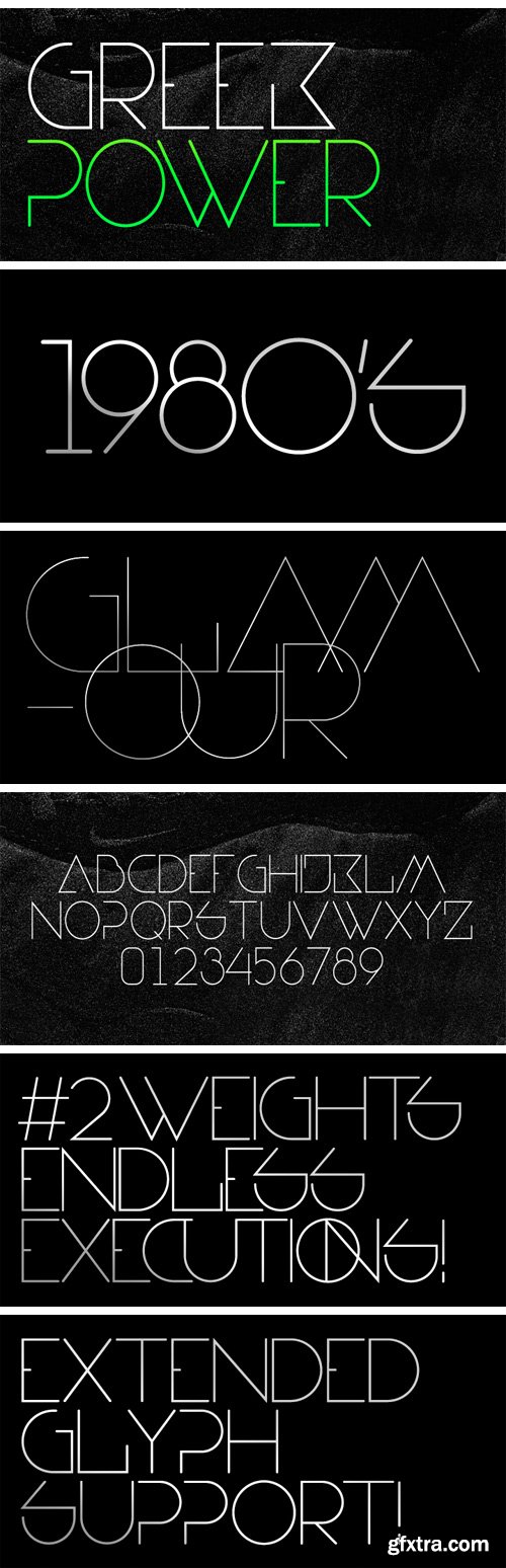 Vow Font Family - 2 Fonts $55