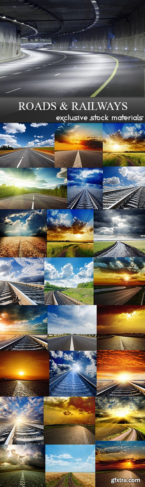 Roads & Railways, 25xUHQ JPEG