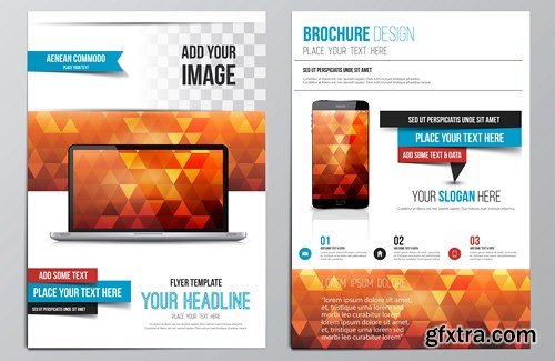 Flyer and Brochure Design 8, 25xEPS