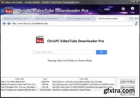 ChrisPC Free VideoTube Downloader v7.60 Portable