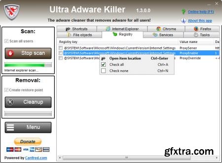 Ultra Adware Killer v1.3.0.0 (x86/x64) Portable