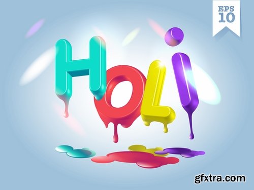 Collection spring festival of Holi 25 Eps