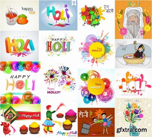 Collection spring festival of Holi 25 Eps