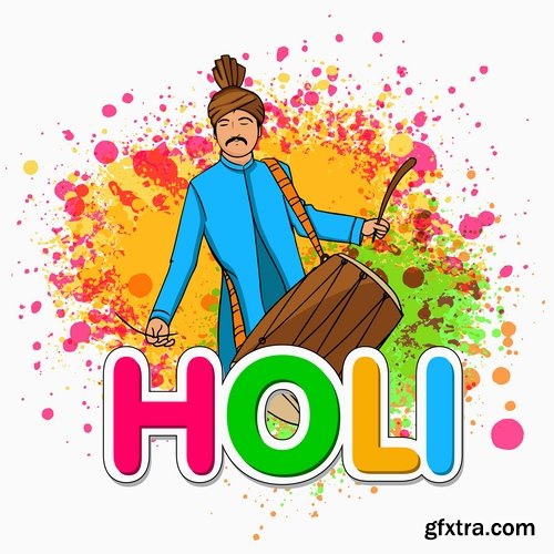 Collection spring festival of Holi 25 Eps