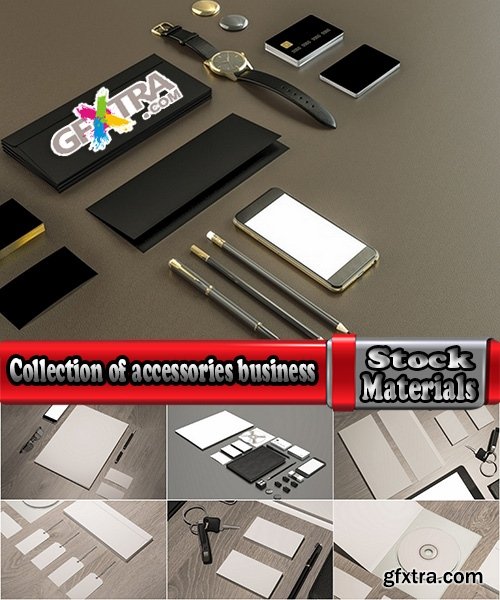 Collection of accessories business stationery tablet notebook pencil clip card 25 HQ Jpeg