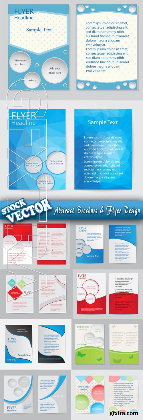 Stock Vector - Abstract Brochure & Flyer Design