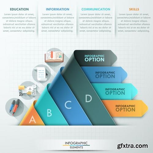 Stock Vector - Modern Infographics Options Banners#3