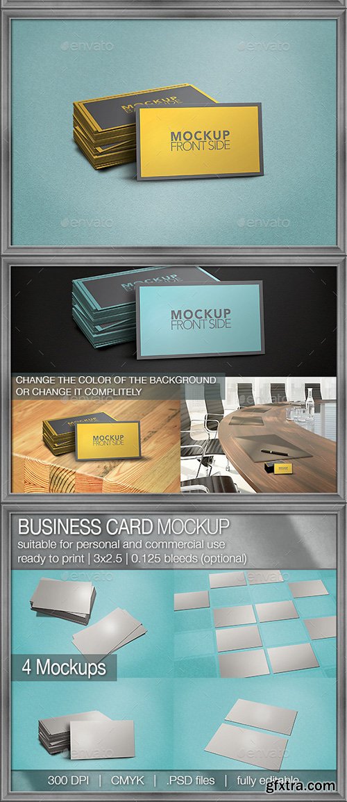 GraphicRiver Realistic Business Card Mockups | Easy Editable 10522138