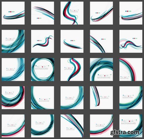 Stock Vector - Mega Abstract Backgrounds Set#2