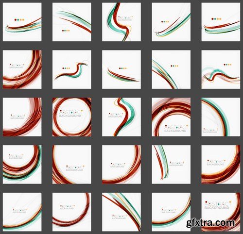 Stock Vector - Mega Abstract Backgrounds Set#2