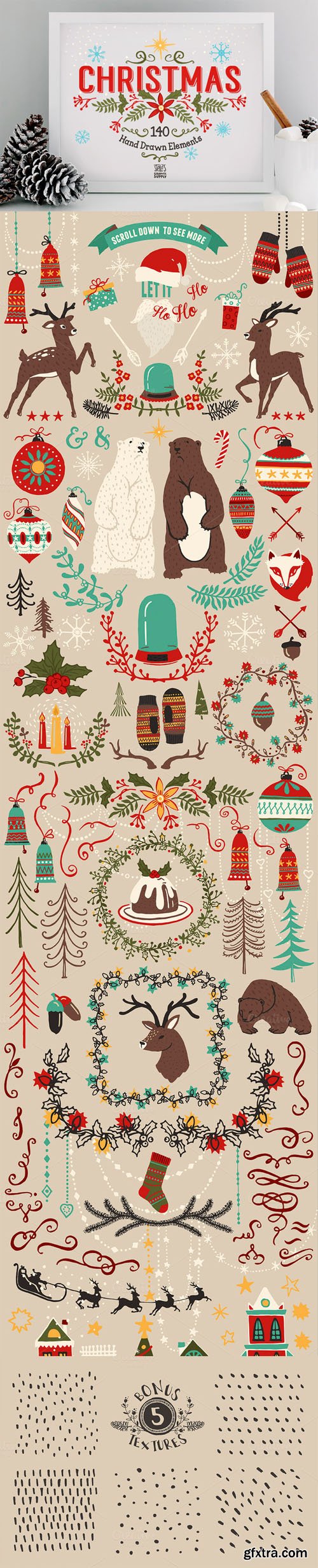 140 Christmas Elements - CM 125493