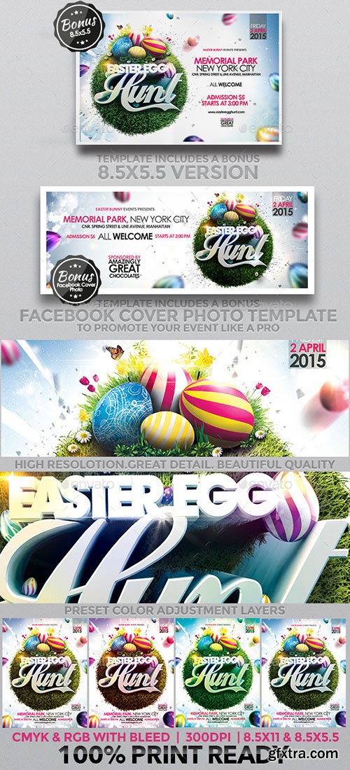 GraphicRiver - Versatile Easter Flyer Template 10514029