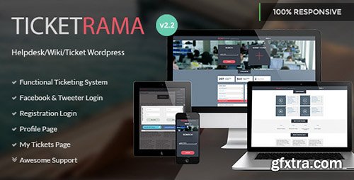 ThemeForest - Ticketrama v2.2 - Wordpress Helpdesk | Ticket | Support