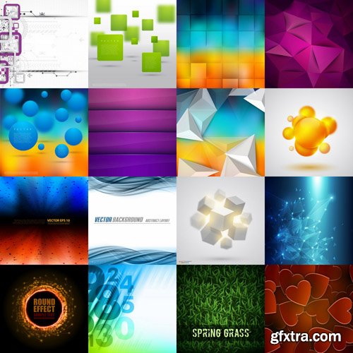 Abstract Background Collection#52 - 25 Vector