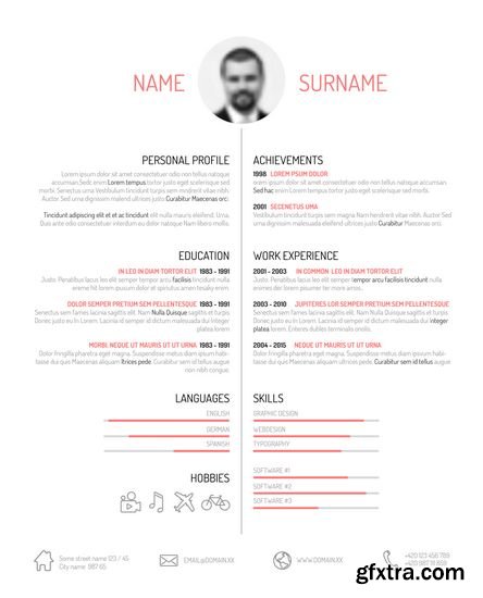 Vector - CV Resume Template 1