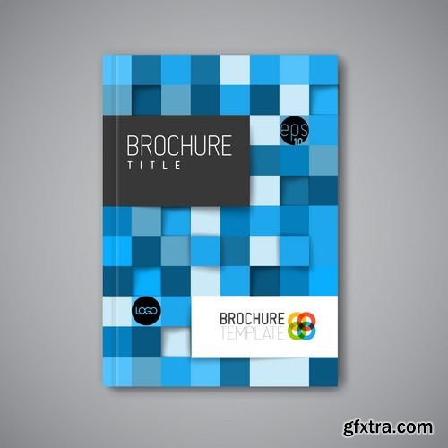 Modern Vector Abstract Brochure Design Template