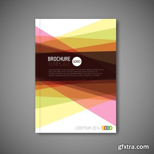 Modern Vector Abstract Brochure Design Template