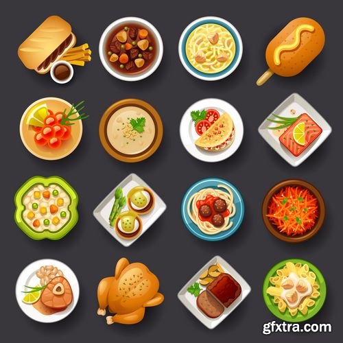 Vector - Food Icon Set