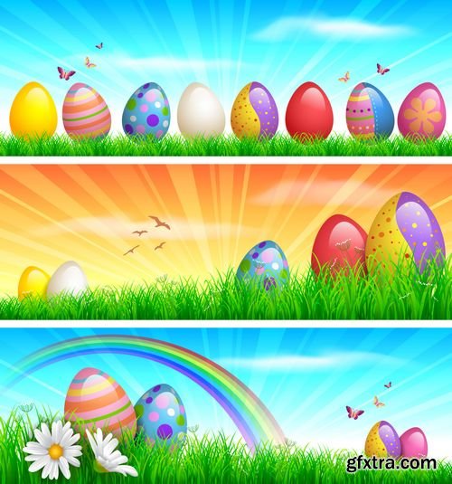 Vector - Easter Backgrounds