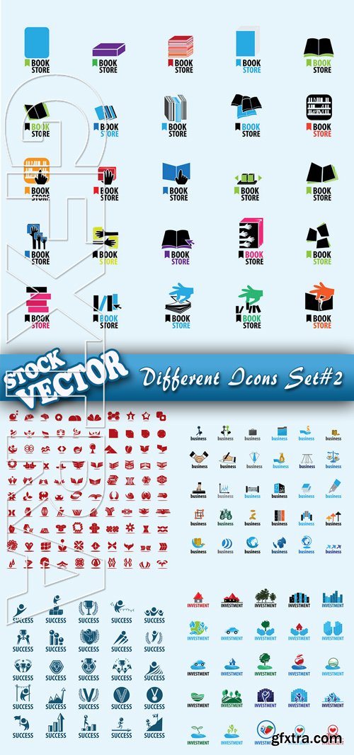 Stock Vector - Different Icons Set#2