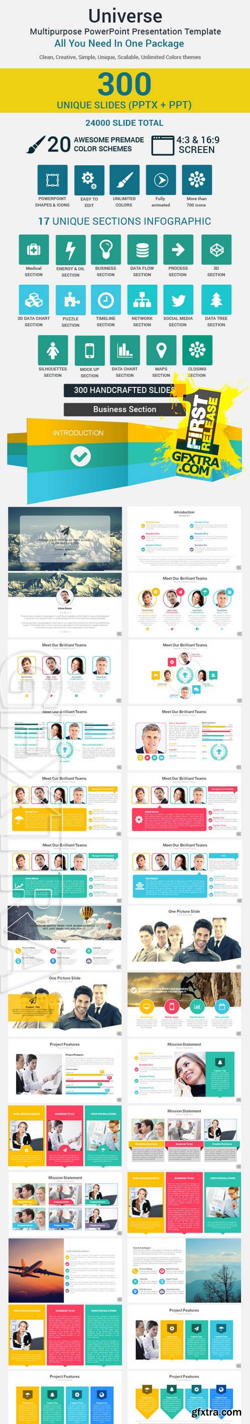 Universe Multipurpose PowerPoint Presentation - GraphicRiver 9427433