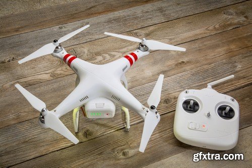 Stock Photos - Quadcopter, Drone, Unmanned aerial vehicle, 25xJPG