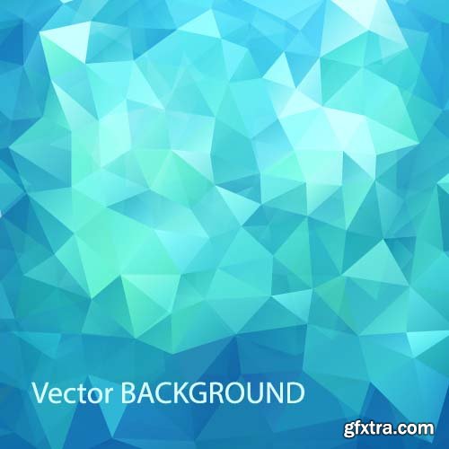 Abstract vector polygons -25x EPS