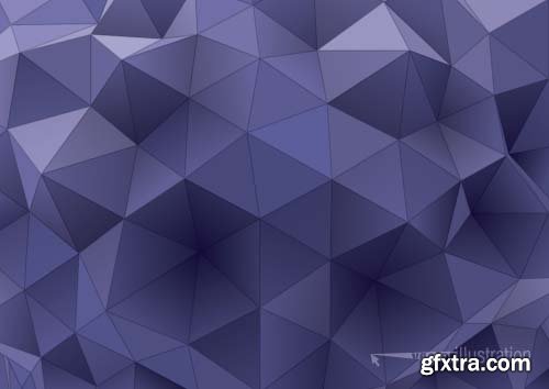 Abstract vector polygons -25x EPS