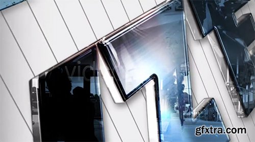 Videohive Glossy Video Reflections Logo or Title 841725