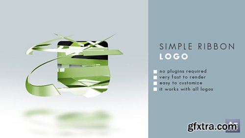 Videohive Simple Ribbon Logo 10540305