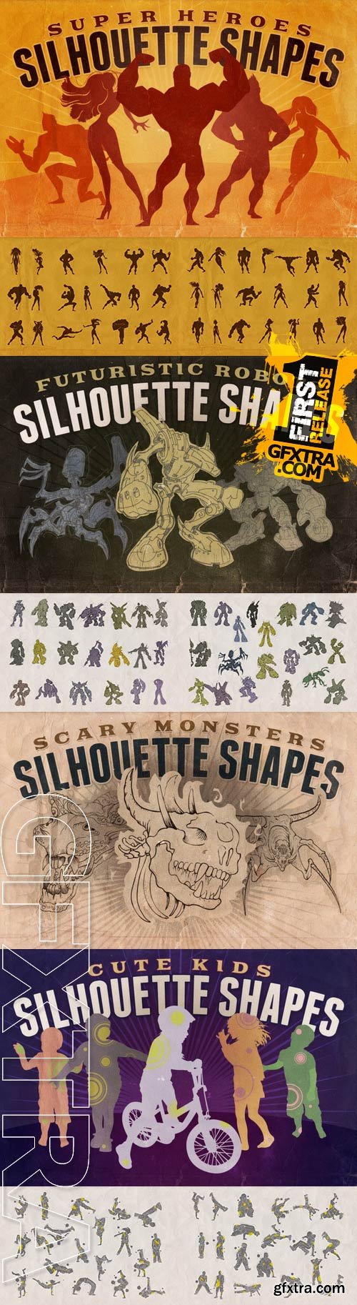 DealJumbo - 316 Silhouette Shapes Premium Bundle