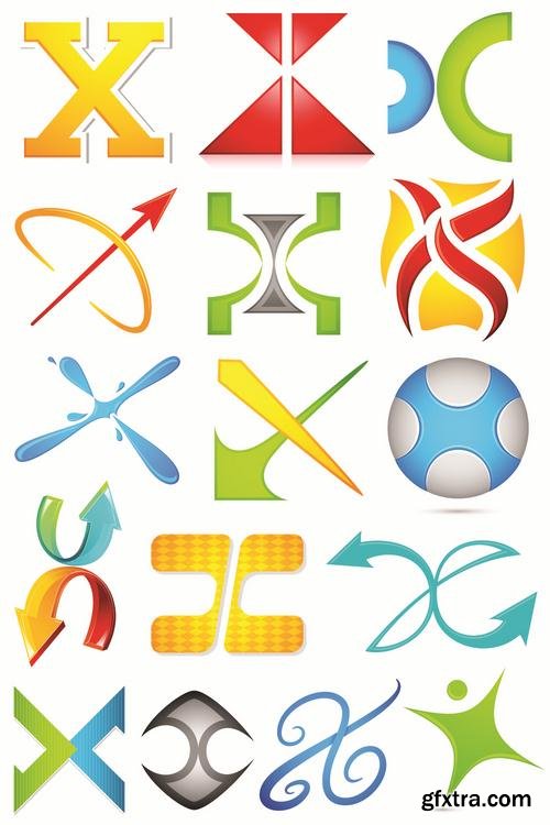 Stock Vector - Symbols For Logos, 25EPS