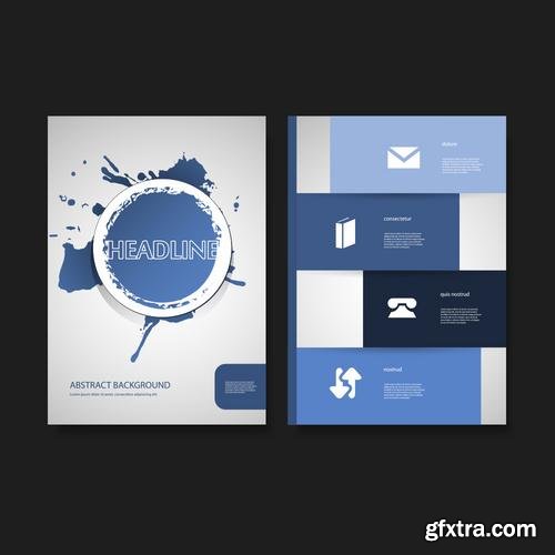 Stock Vector - Flyer Brochures or Cover Design Templates, 25EPS