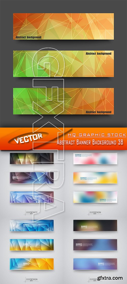 Stock Vector - Abstract Banner Background 38