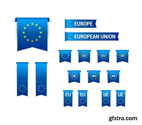 Vector - European Union Stickers