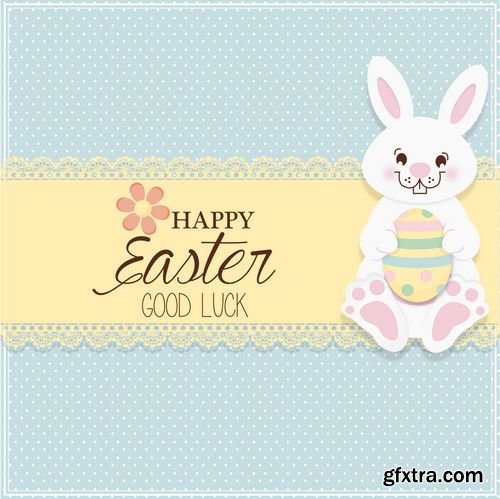 Vector - Easter Postcard