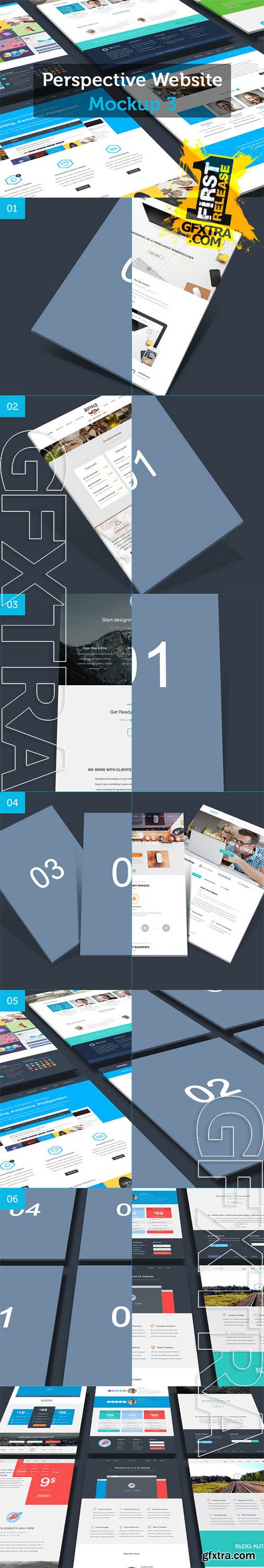 Perspective Website Mockup 2.0 - CM 46653