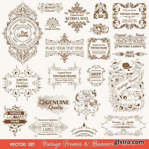 Stock Vectors - Wedding Calligraphic Design Elements, 25xEPS