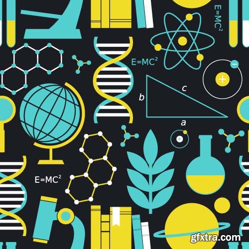 Science Vector Illustrations - 25x EPS