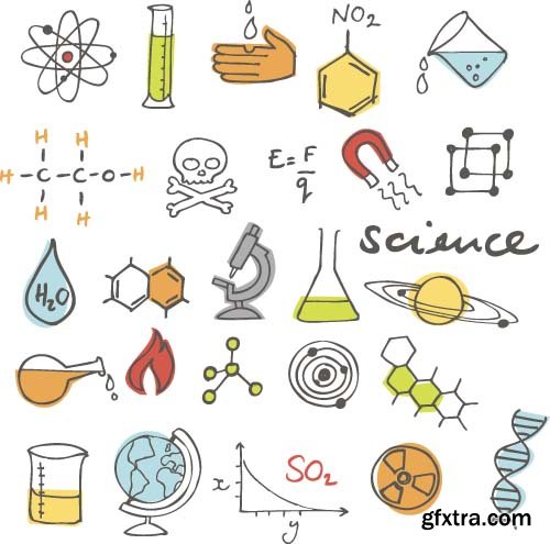 Science Vector Illustrations - 25x EPS