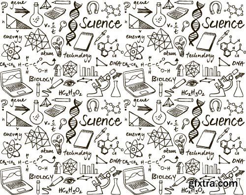 Science Vector Illustrations - 25x EPS