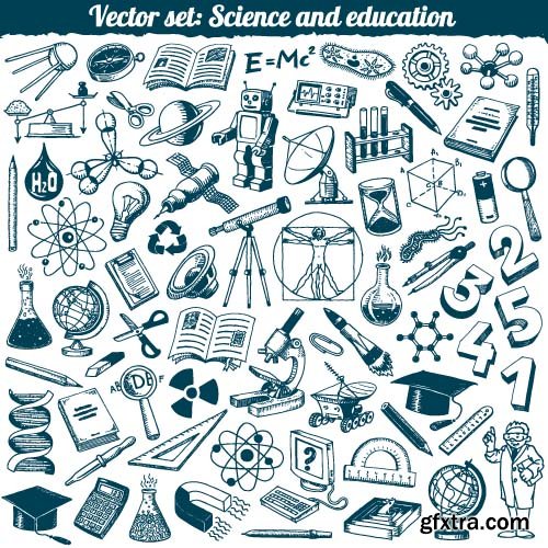 Science Vector Illustrations - 25x EPS