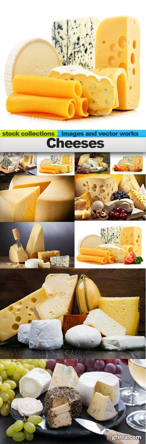 Cheeses, 10 x UHQ JPEG